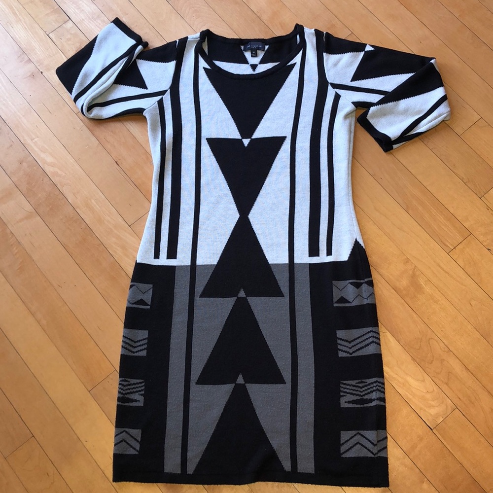 The Limited Aztec Design Sweater Dress